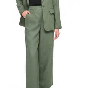 NEW OSIS ava linen pants in teal